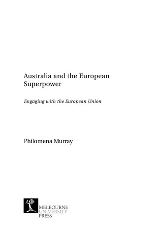 Cover for Australia and the European superpower