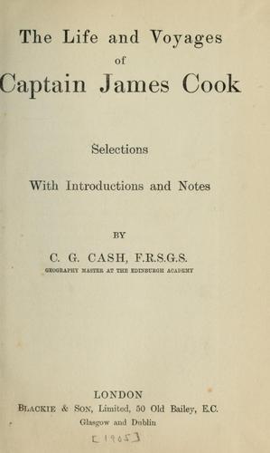 Cover for The life and voyages of Captain James Cook