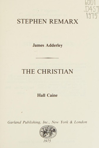 Cover for Stephen Remarx