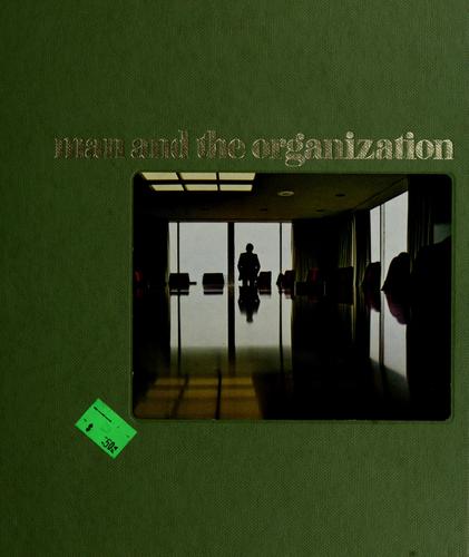 Cover for Man and the organization