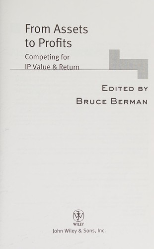 Cover for From assets to profits