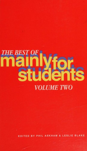 Cover for The Best of Mainly for students.