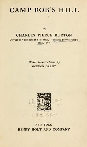 Cover for Camp Bob's Hill