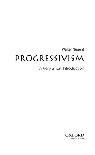 Cover for Progressivism