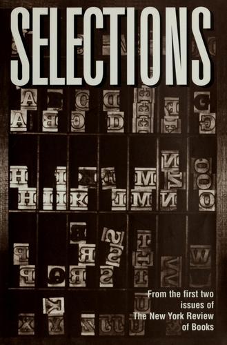 Cover for Selections from the first two issues of The New York Review of Books