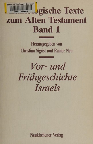 Cover for Ethnologische Texte zum Alten Testament, Bd.2, Die Entstehung des Königtums