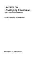 Cover for Lectures on Developing Economies