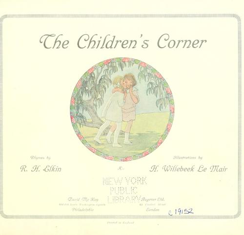 Cover for The children's corner