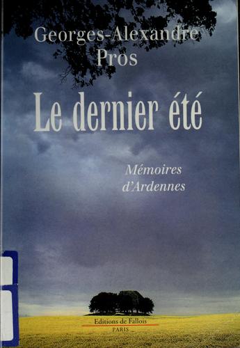 Cover for Le dernier été