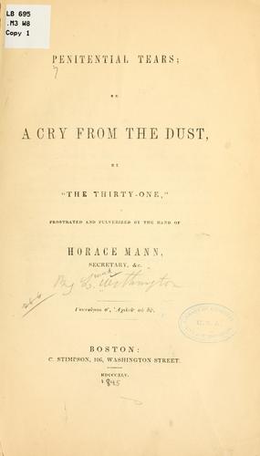 Cover for Penitential tears