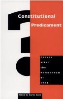 Cover for Constitutional predicament