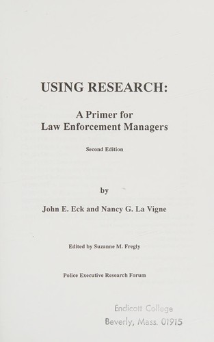 Cover for Using Research