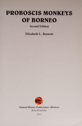 Cover for Proboscis monkeys of Borneo