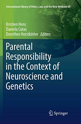 Cover for Parental Responsibility in the Context of Neuroscience and Genetics