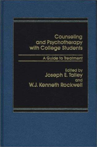 Cover for Counseling and Psychotherapy with College Students