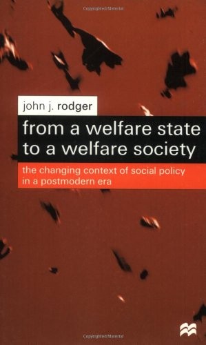 Cover for From a Welfare State to a Welfare Society