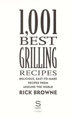 Cover for 1,001 best grilling recipes
