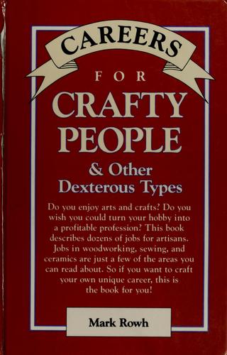 Cover for Careers for crafty people & other dexterous types