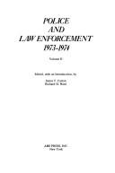 Cover for Police and Law Enforcement, 1973-74
