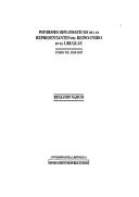 Cover for Informes diplomáticos de los representantes de Francia en el Uruguay