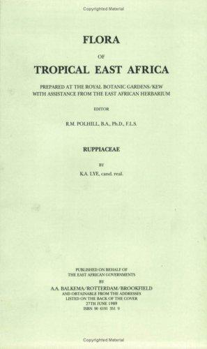 Cover for Flora of Tropical East Africa - Ruppiaceae (1989) (Flora of Tropical East Africa)
