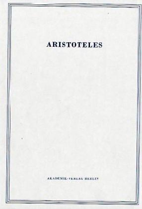 Cover for Problemata Physica (Aristoteles Werke)