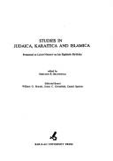 Cover for Studies in Judaica, Karaitica, and Islamica
