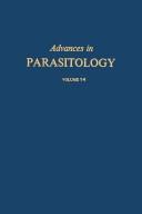 Cover for Advances in Parasitology