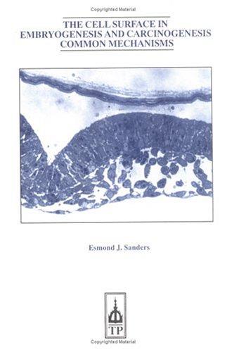 Cover for The cell surface in embryogenesis and carcinogenesis