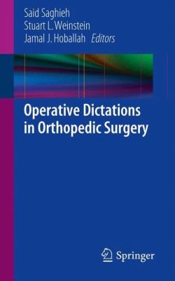 Cover for Operative Dictations in Orthopedic Surgery