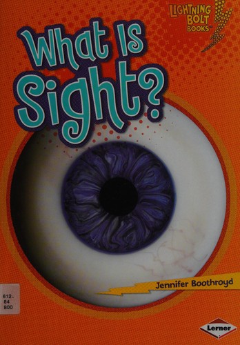 Cover for What Is Sight?