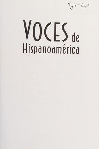 Cover for Voces de Hispanoamérica