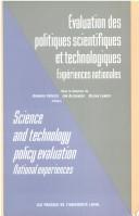 Cover for Evaluation des politiques scientifiques et technologiques