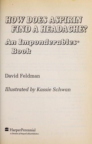 Cover for How does aspirin find a headache?