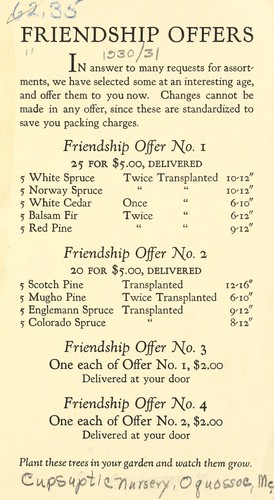 Cover for Friendship offers