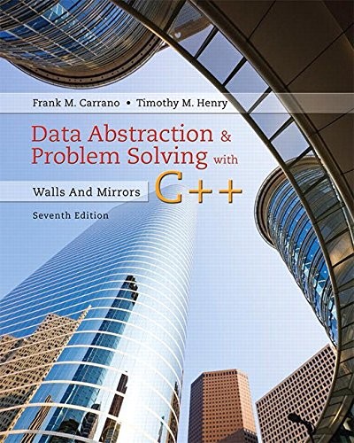 Cover for Data Abstraction & Problem Solving with C++