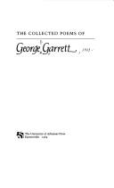 Cover for The collected poems of George Garrett.