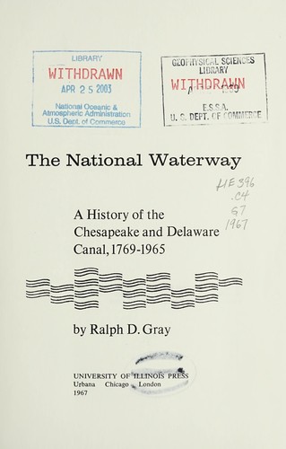Cover for The National waterway