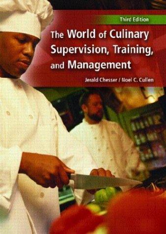 Cover for The world of culinary supervision, training, and management