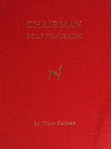 Cover for Chairman