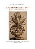 Cover for El género Agave L. en la flora alóctona valenciana