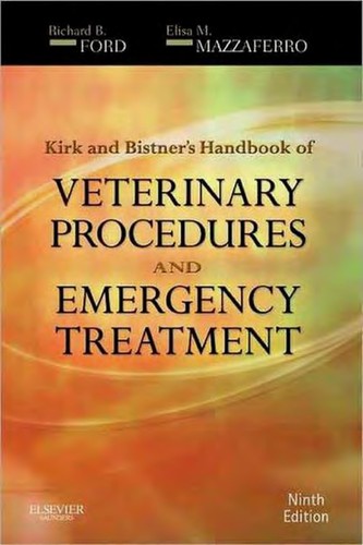 Cover for Kirk and Bistner's handbook of veterinary procedures and emergency treatment