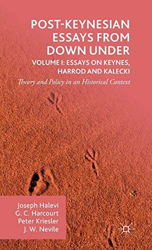 Cover for Post-Keynesian Essays from down Under Vol. I