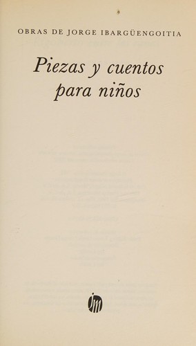 Cover for Piezas y cuentos para niños