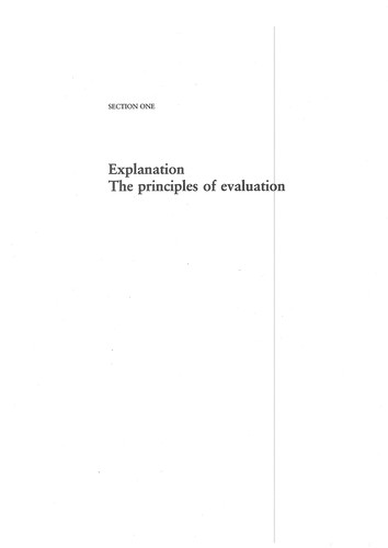 Cover for Evaluation