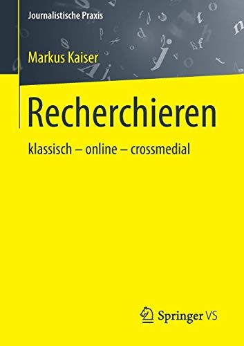 Cover for Recherchieren