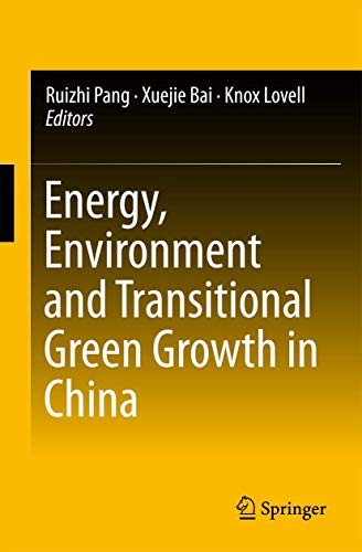 Cover for Energy, Environment and Transitional Green Growth in China