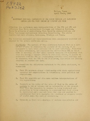 Cover for [Statement and recommendations]