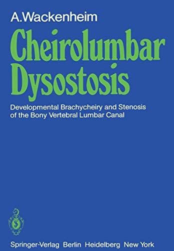 Cover for Cheirolumbar Dysostosis