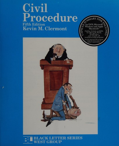 Cover for Civil procedure